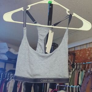 Calvin Klein Heather Gray Bralette